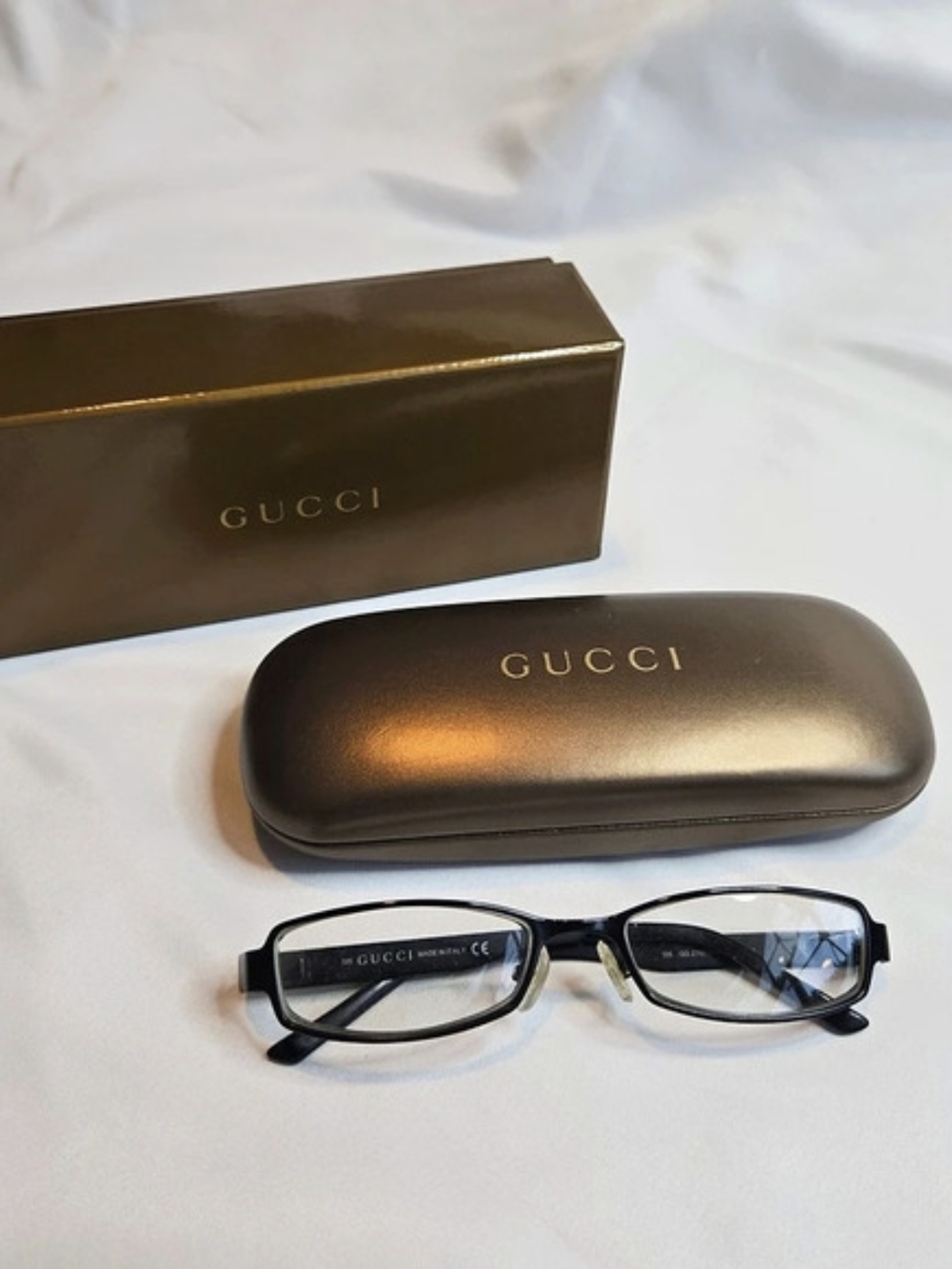 Gucci Black Eyeglass Frames GG 2769/Strass with Case and Box Glasses Italy